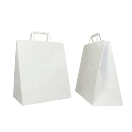 28x17x32 CM 28x17x32 CM | SAC PAPIER BOX| IMPRESSION FLEXO EN UNE COULEUR SUR ZONES PRÉDÉFINIES SUR LES 2 FACES