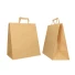 Customized 28x17x32 CM 28x17x32 CM | BOX PAPER BAG| FLEXO PRINTING IN ONE COLOR ON PRE-DEFINED AREAS ON BOTH SIDES