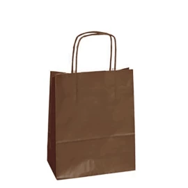 Customized 26x11x34,5 26x11x34,5 CM | PAPER BAG SAFARI | FLEXO PRINTING IN ONE COLOR ON PRE-DEFINED AREAS ON BOTH SIDES