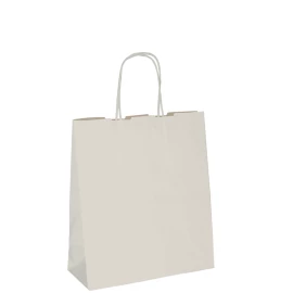 22x10x29 CM 22x10x29 CM | SAC PAPIER SAFARI | IMPRESSION FLEXO EN UNE COULEUR SUR ZONES PRÉDÉFINIES SUR LES 2 FACES