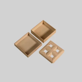 TWINPART | 7.8X7.8X2.2 CM | BOX WITH LID AND INSERT