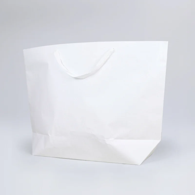 Cement paper bag - white and kraft paper