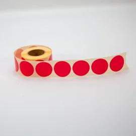 Autocollants ronds en acétate