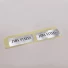 Customized Customizable stickers 4,6x2,5 CM | STICKER | HOT FOIL PRINTING