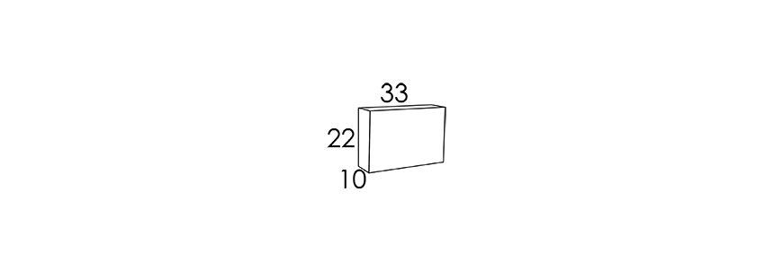 33x22x10 CM (A4)