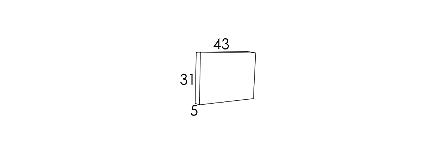 43x31x5 CM (A3)